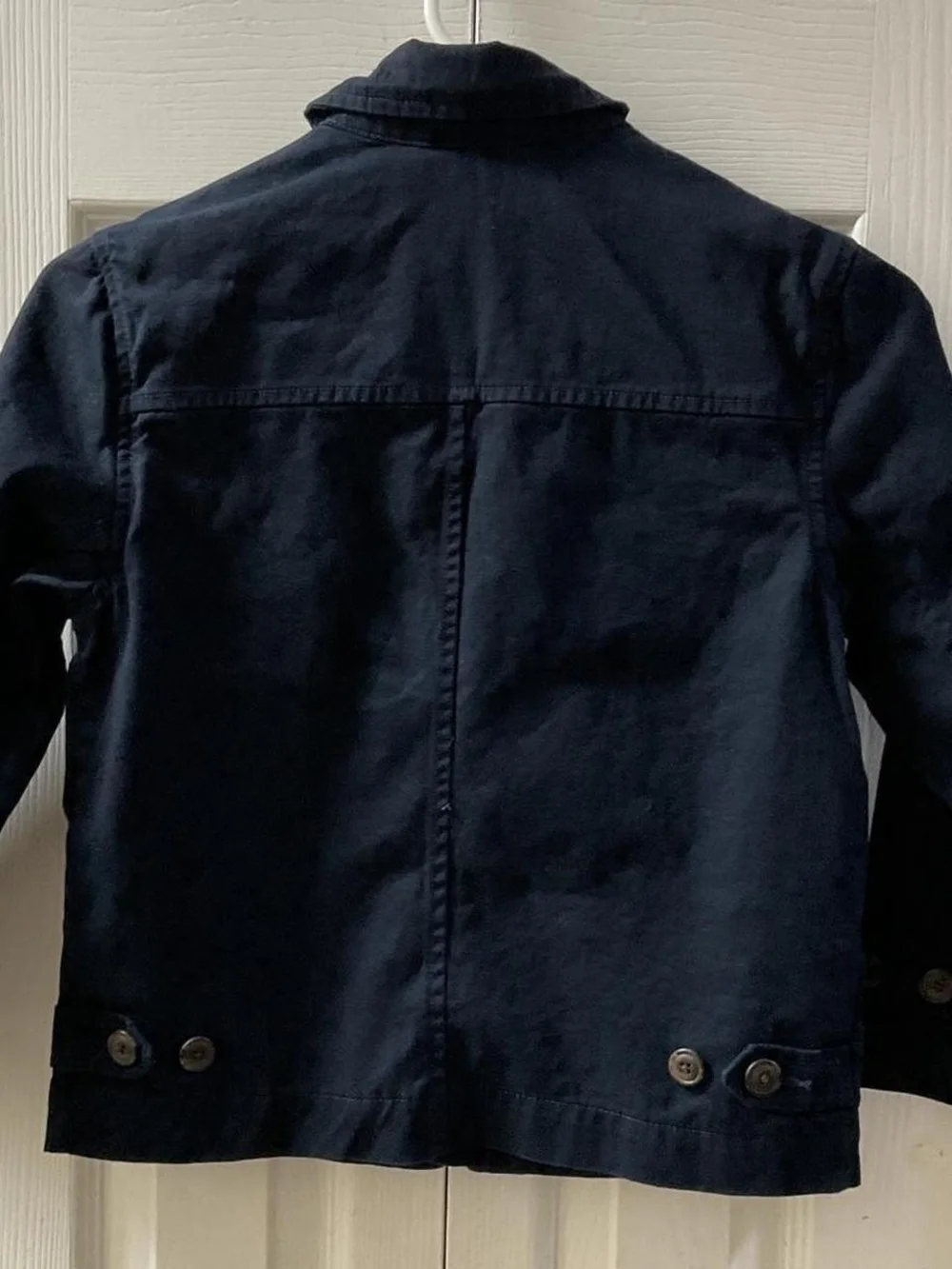Ralph Lauren Kids Navy Zip-Front Jacket with Red Pony